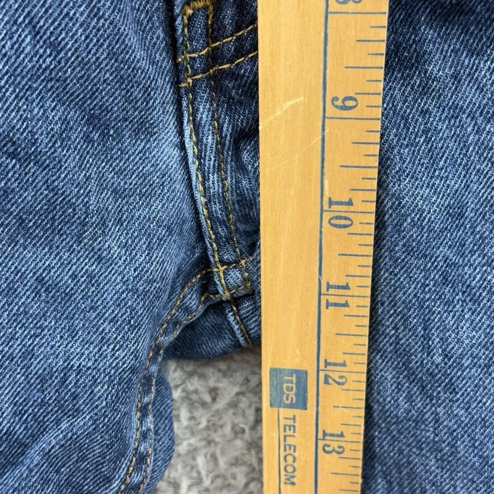 VTG Levis 505 Jeans Mens 34x32 (34x30) Straight Regular Medium Wash USA 90s‎ Y2K